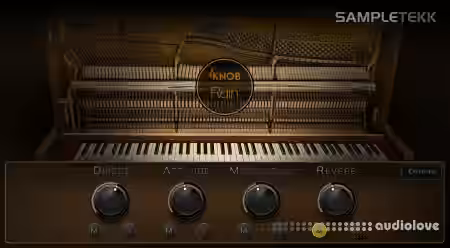 SampleTekk 4Knob Rain Piano [Halion] - Sample Pack Artwork