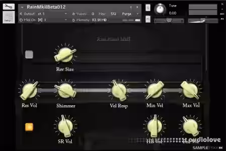 Sampletekk Rain Piano MkII [KONTAKT] - Sample Pack Artwork