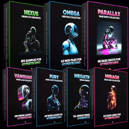 Savage Sounds Hypertechno Sample Pack [WAV, MiDi, Synth Presets] - Sample Pack Artwork