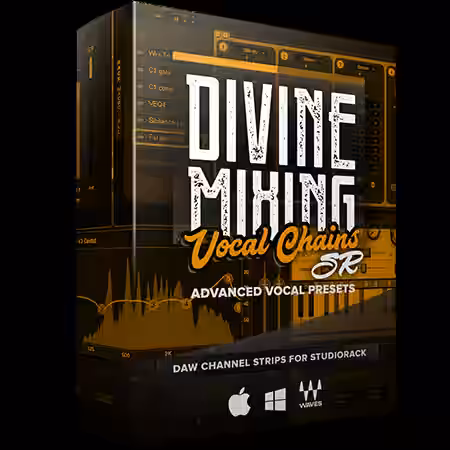 Sean Divine Divine Mixing Vocal Chains SR for Waves StudioRack [Plugins Presets] - Sample Pack Artwork
