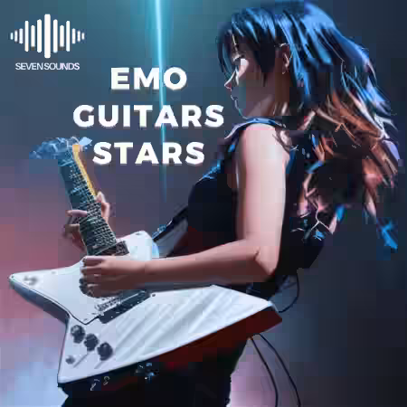 Seven Sounds Emo Guitars Stars [WAV] - Sample Pack Artwork