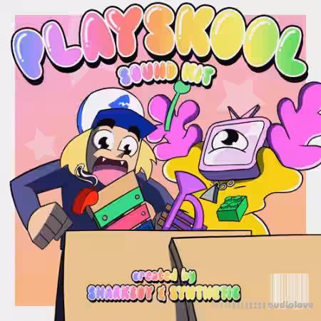 Sharkboy and IamSynthetic Playskool [WAV, MiDi] - Sample Pack Artwork