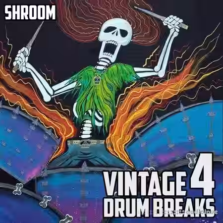 Shroom Vintage Drum Breaks Vol.4 [WAV] - Sample Pack Artwork