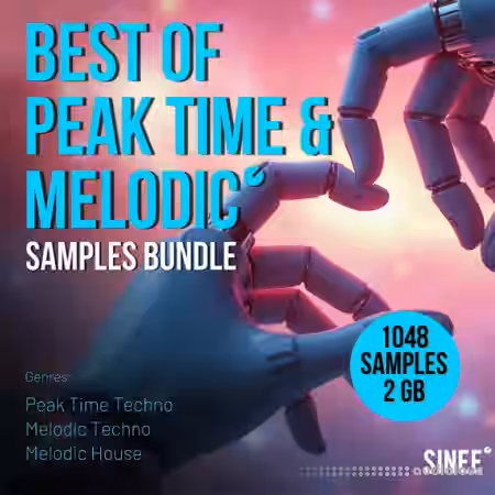 SINEE Best Of Peak Time and Melodic Techno Samples Bundle [WAV] - Sample Pack Artwork
