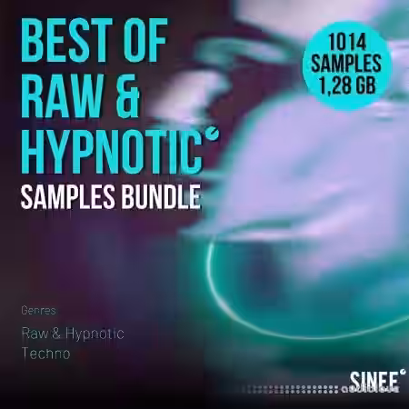 SINEE Best of Raw and Hypnotic Techno Sample Bundle [WAV] - Sample Pack Artwork