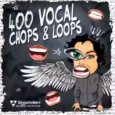 Singomakers 400 Vocal Chops and Loops [MULTiFORMAT] - Sample Pack Artwork