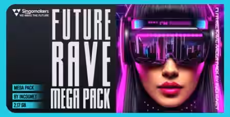 Singomakers Future Rave Mega Pack by Incognet [WAV, MiDi, Synth Presets] - Sample Pack Artwork