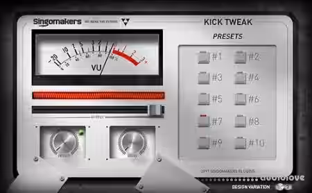 Singomakers Kick Tweak Kick Drum Enhancer v1.0.0 / v1.3.0 [WiN, MacOSX] - Sample Pack Artwork