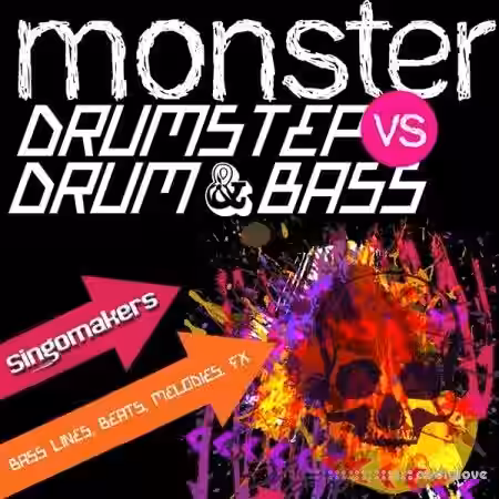 Singomakers Monster Drumstep VS Drum and Bass [WAV, REX] - Sample Pack Artwork