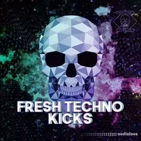 Skeleton Samples FRESH TECHNO KICKS [WAV] - Sample Pack Artwork
