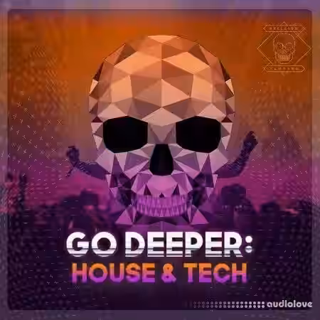 Skeleton Samples Go Deeper House and Tech [WAV] - Sample Pack Artwork