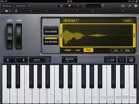 SkillShare Mobile Studio Magic Garageband for iPad Instrument focus Sampler [TUTORiAL] - Sample Pack Artwork