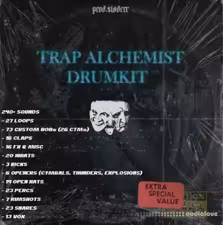 Sladerr Trap Alchemist Drum Kit [WAV] - Sample Pack Artwork