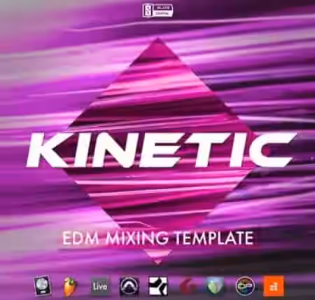 Slate Academy Kinetic EDM Mix Template [DAW Templates] - Sample Pack Artwork