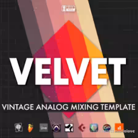 Slate Academy Velvet Vintage Analog Mix Template [DAW Templates] - Sample Pack Artwork