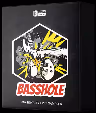 Slate Digital BASSHOLE Sample Pack [WAV] - Sample Pack Artwork