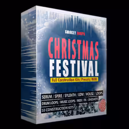 Smokey Loops Christmas Festival [WAV, MiDi, Synth Presets] - Sample Pack Artwork
