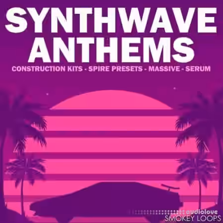 Smokey Loops Synthwave Anthems [WAV] - Sample Pack Artwork