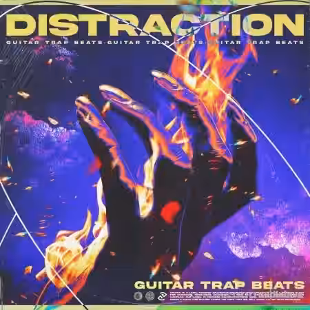 Solved Distraction - Guitar Trap Beats [WAV, MiDi] - Sample Pack Artwork