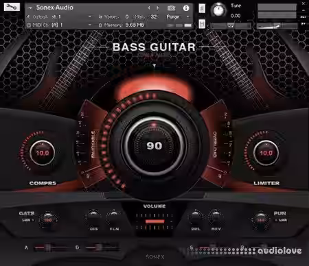 Sonex Audio Bass Legends [KONTAKT] - Sample Pack Artwork