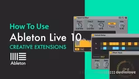 Sonic Academy Ableton Live 10 Creative Extensions with Bluffmunkey [TUTORiAL] - Sample Pack Artwork