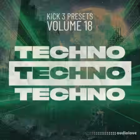 Sonic Academy KICK Presets Vol.18 Techno [Synth Presets] - Sample Pack Artwork