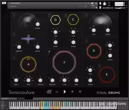 Soniccouture Tonal Drums v1.1 [KONTAKT] - Sample Pack Artwork