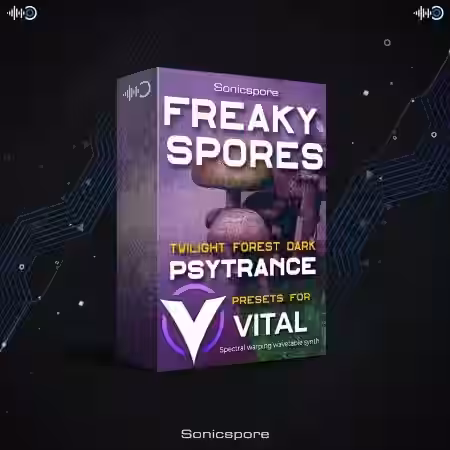 Sonicspore Freaky Spores [Synth Presets, MiDi] - Sample Pack Artwork