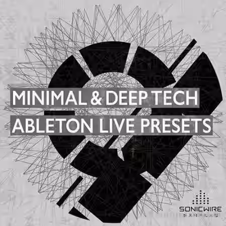 Sonicwire Samples Minimal and Deep Tech Ableton Live Presets [DAW Presets, MiDi] - Sample Pack Artwork