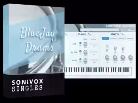 SONiVOX Singles Blue Jay Drums v1.0.0.2022 [WiN] - Sample Pack Artwork