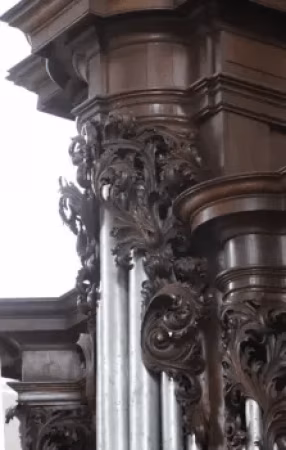 Sonus paradisi Polna organ by J. D. Sieber 1708 [Hauptwerk]