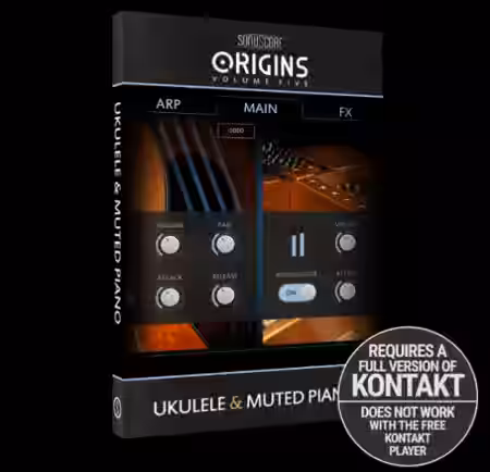 Sonuscore Origin Series Vol.5 - Ukulele and Muted Piano [KONTAKT] - Sample Pack Artwork