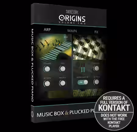 Sonuscore Origins Vol.2 Music Box and Plucked Piano [KONTAKT] - Sample Pack Artwork