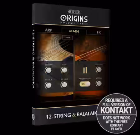 Sonuscore Origins Vol.3: 12-String and Balalaika [KONTAKT] - Sample Pack Artwork
