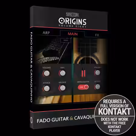 Sonuscore Origins Vol.8: Fado Guitar and Cavaquinho [KONTAKT] - Sample Pack Artwork