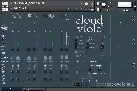 Sound Dust Cloud Viola┬▓ [KONTAKT] - Sample Pack Artwork