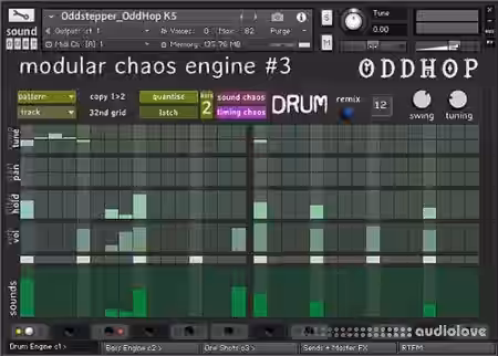 sound DUST OddHop Modular Chaos Engine #3 [KONTAKT] - Sample Pack Artwork