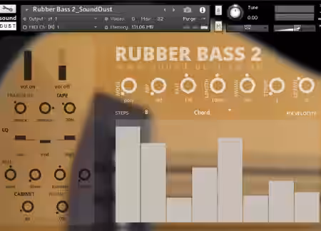 Sound Dust Rubber Bass 2 [KONTAKT] - Sample Pack Artwork