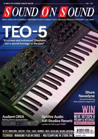 Sound On Sound UK USA July 2024 - Sample Pack Artwork