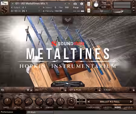 Soundiron Hopkin Instrumentarium Metaltines [KONTAKT] - Sample Pack Artwork