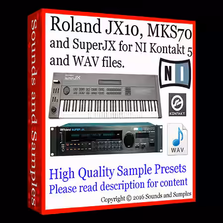 Sounds and Samples Roland JX 10 / MKS 70 / Super JX Samples [KONTAKT, WAV] - Sample Pack Artwork