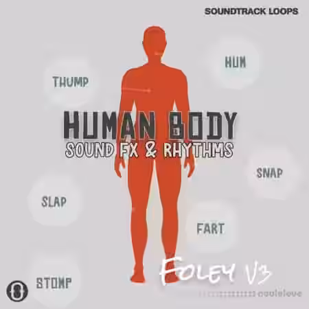 Soundtrack Loops Foley V3 Human Body Sound Effects & Rhythms [WAV] - Sample Pack Artwork