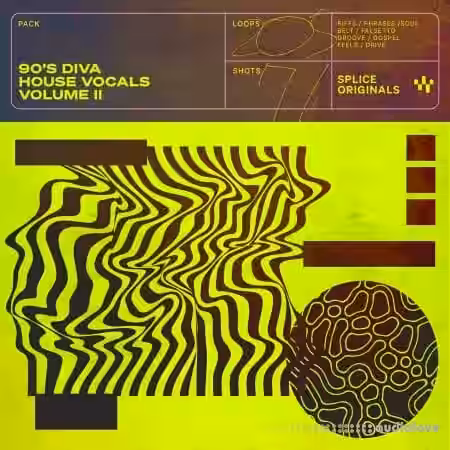 Splice Originals 90s Diva House Vocals Vol 2 [WAV] - Sample Pack Artwork