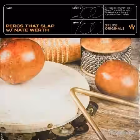 Splice Originals Percs that Slap with Nate Werth [WAV] - Sample Pack Artwork