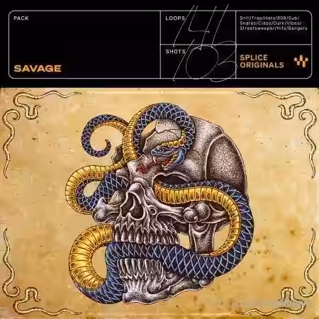 Splice Originals Savage [WAV] - Sample Pack Artwork
