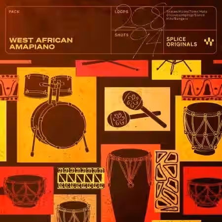 Splice Originals West African Amapiano [WAV] - Sample Pack Artwork