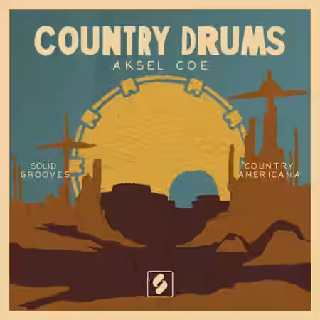 Splice Country Country Drums Aksel Coe [WAV] - Sample Pack Artwork