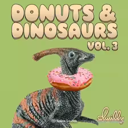 Splice Sounds dwilly donuts and dinosaurs sample pack Vol.3 [WAV] - Sample Pack Artwork