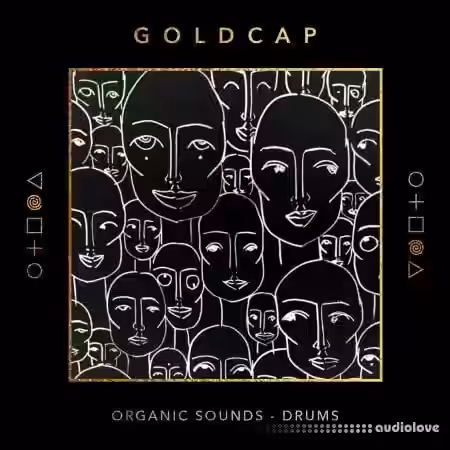 Splice Sounds Goldcap Organic Sounds Drums and Percussion [WAV] - Sample Pack Artwork