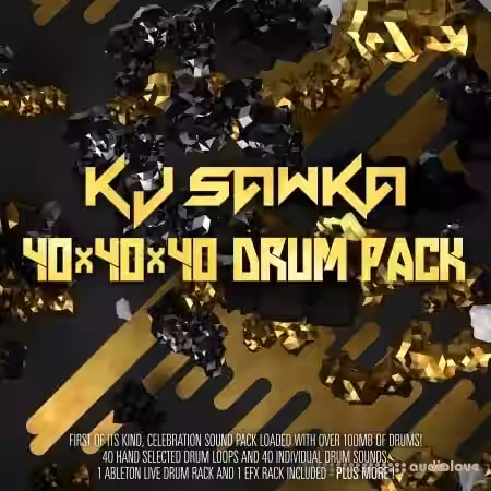 Splice Sounds KJ Sawka 40x40x40 Drum Pack [WAV, AiFF] - Sample Pack Artwork